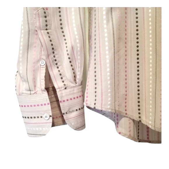 Ted Baker Jean Long Sleeve Polka Dot Shirt - Picture 5 of 9